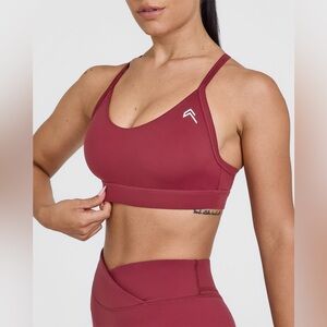 Oner Active Everyday Sports Bra in Burnt Cherry - Medium